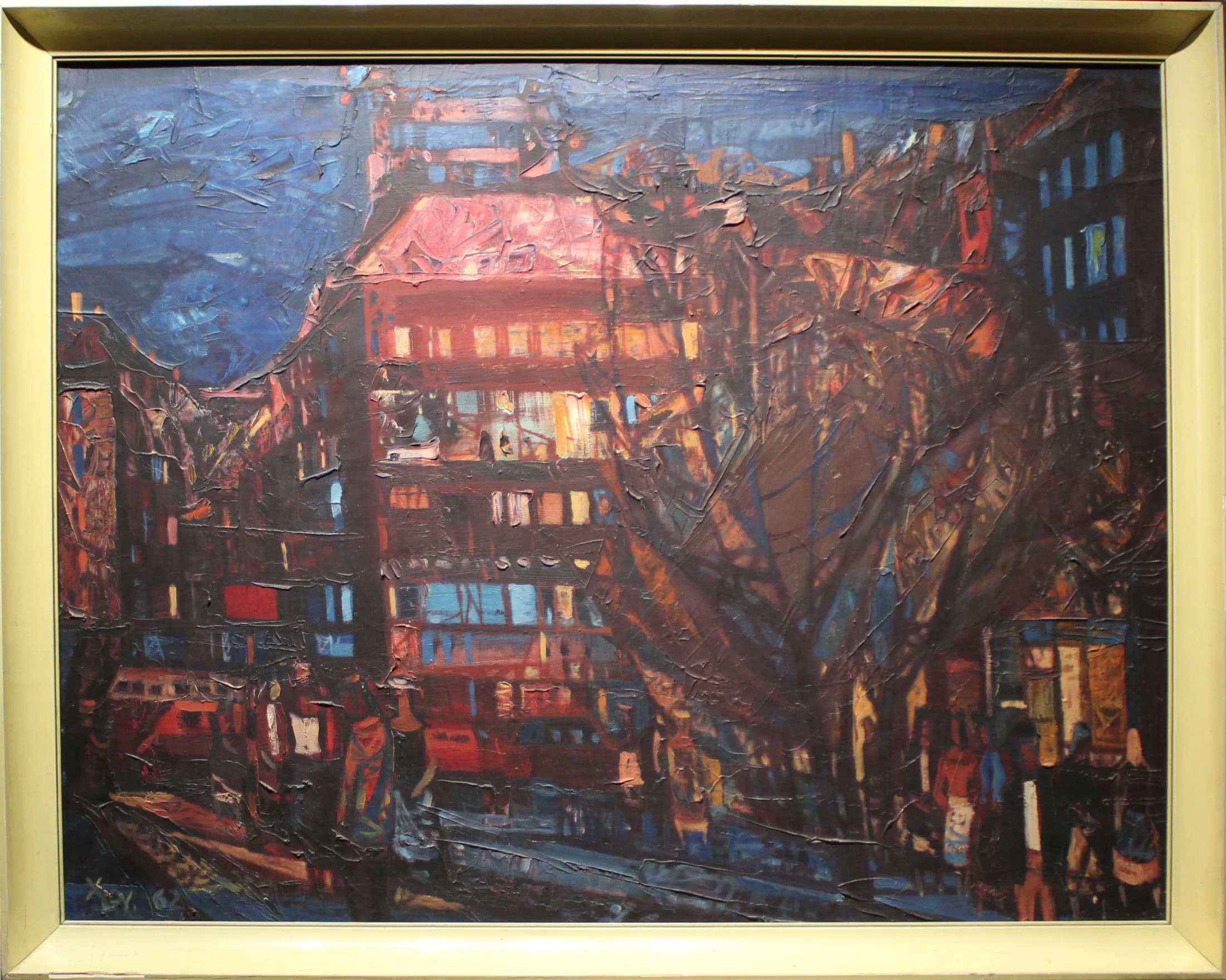 Gyula Xantus (1919 - 1993) / Budapešť v noci - 1