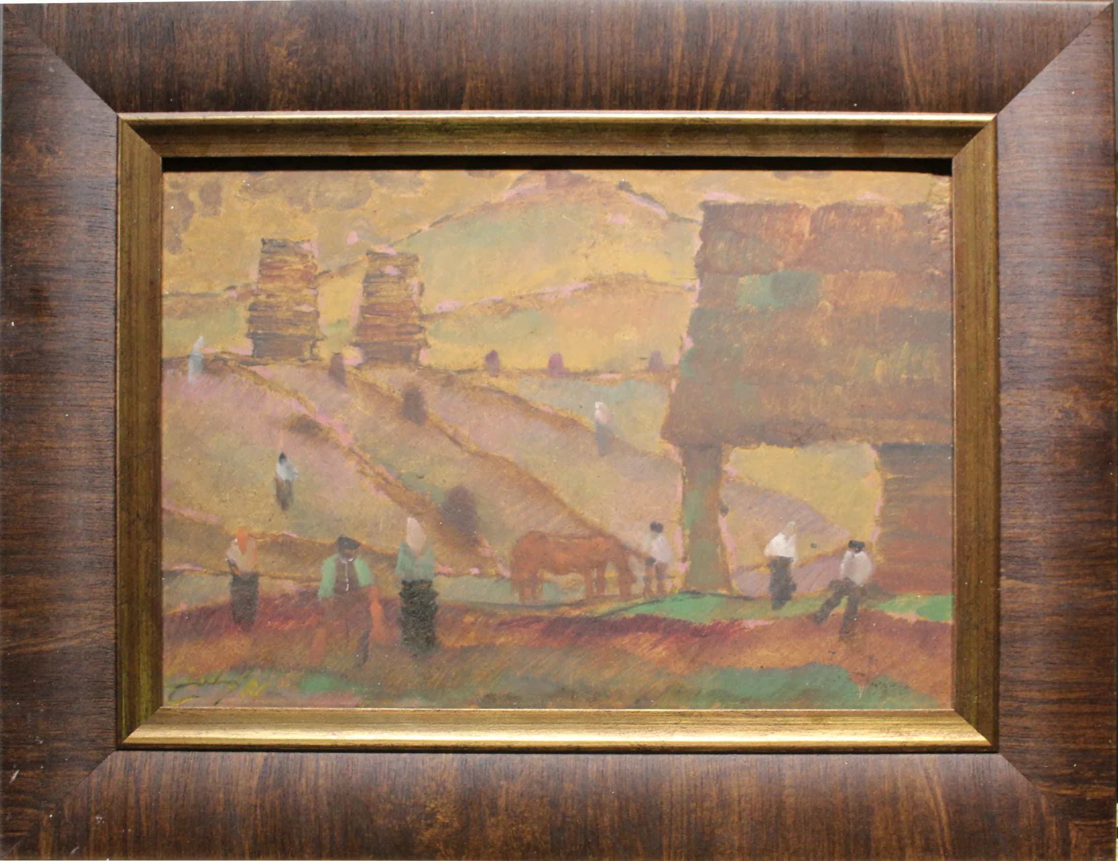 Jozef Zelný (1922 - 2006) / Práce na lúkach - 1