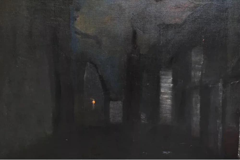 Ladislav Mednyánszky (1852 - 1919) / Nočné svetlá  thumbnail 3