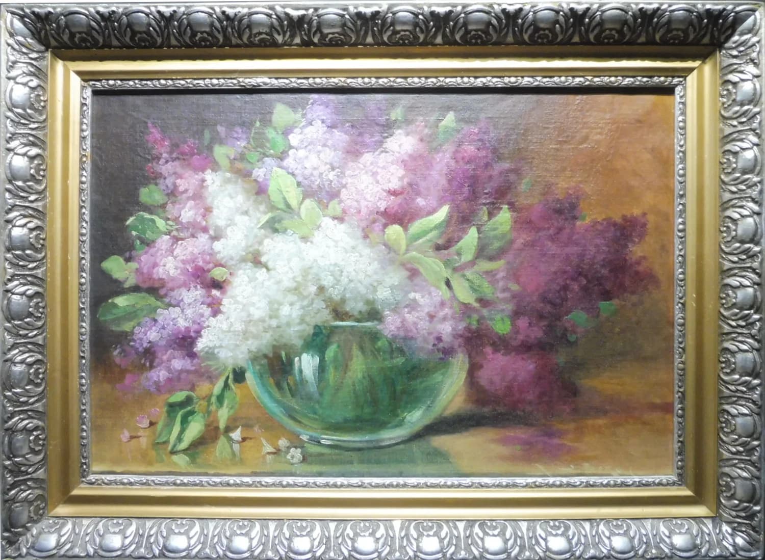 Ladislav Berecz (1910 - 1972) / Zátišie s orgovánmi - 1