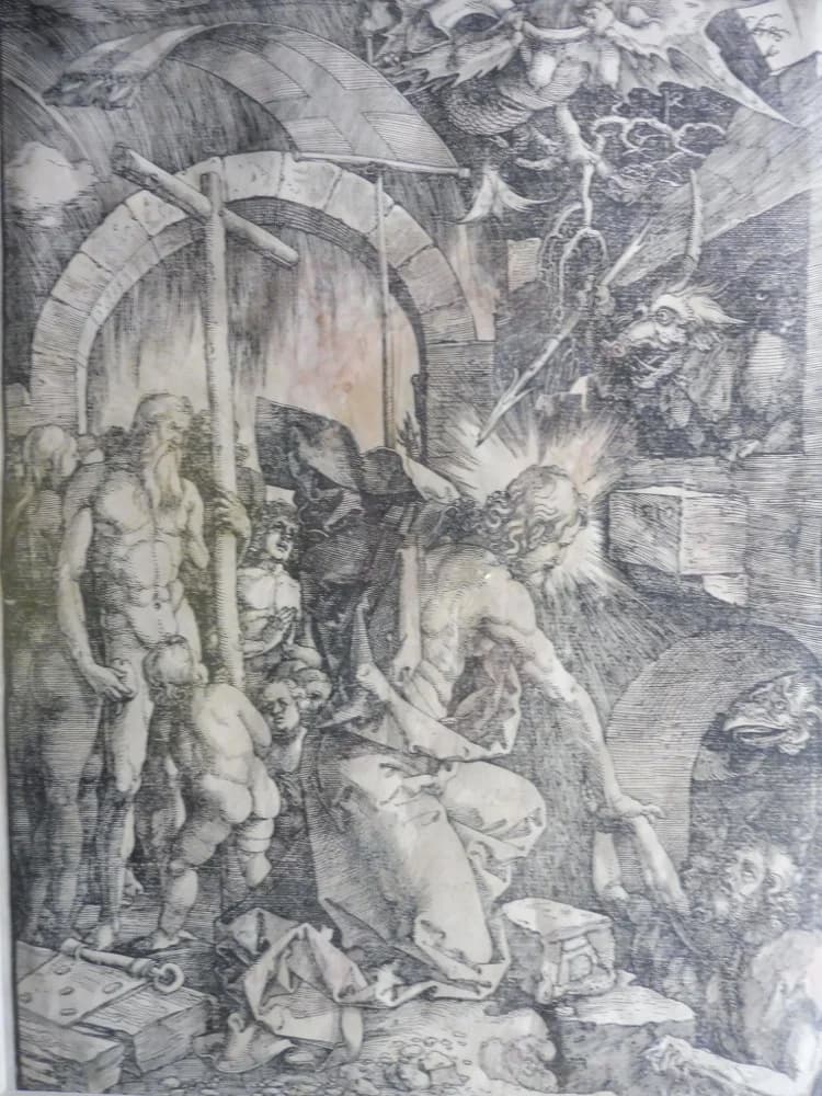 Albrecht Dürer (1471 - 1528) / Kristus v Limbu thumbnail 2