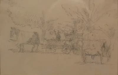 Ladislav Mednyánszky (1852 - 1919) / Vojenský konvoj thumbnail 2