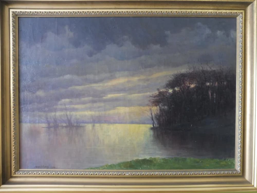 Eugen Szepesi Kuszka (1885 - 1948) / Krajina s jazerom - 1