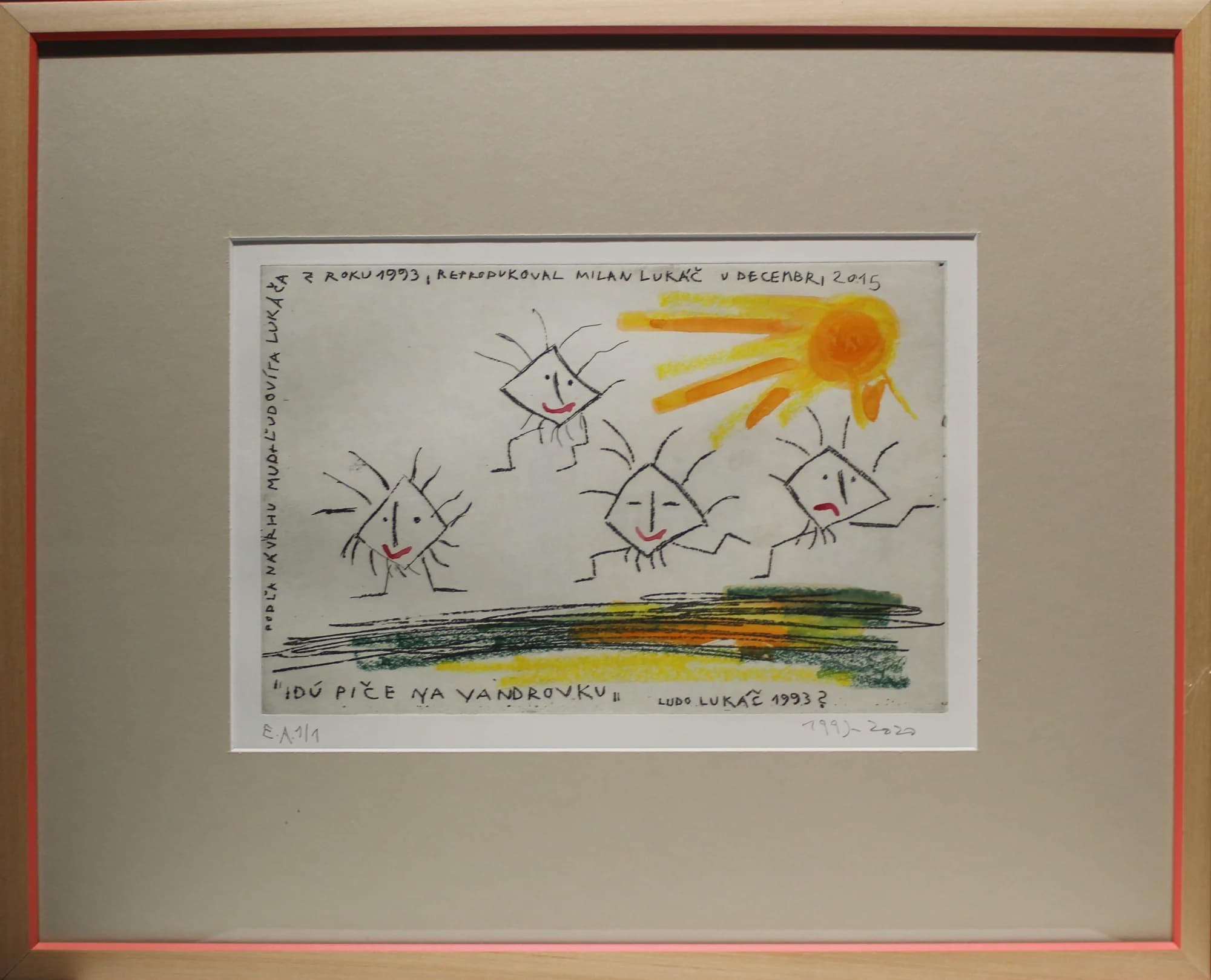 Milan Lukáč (1962) / Idú p.če na vandrovku (farebný variant) - 1