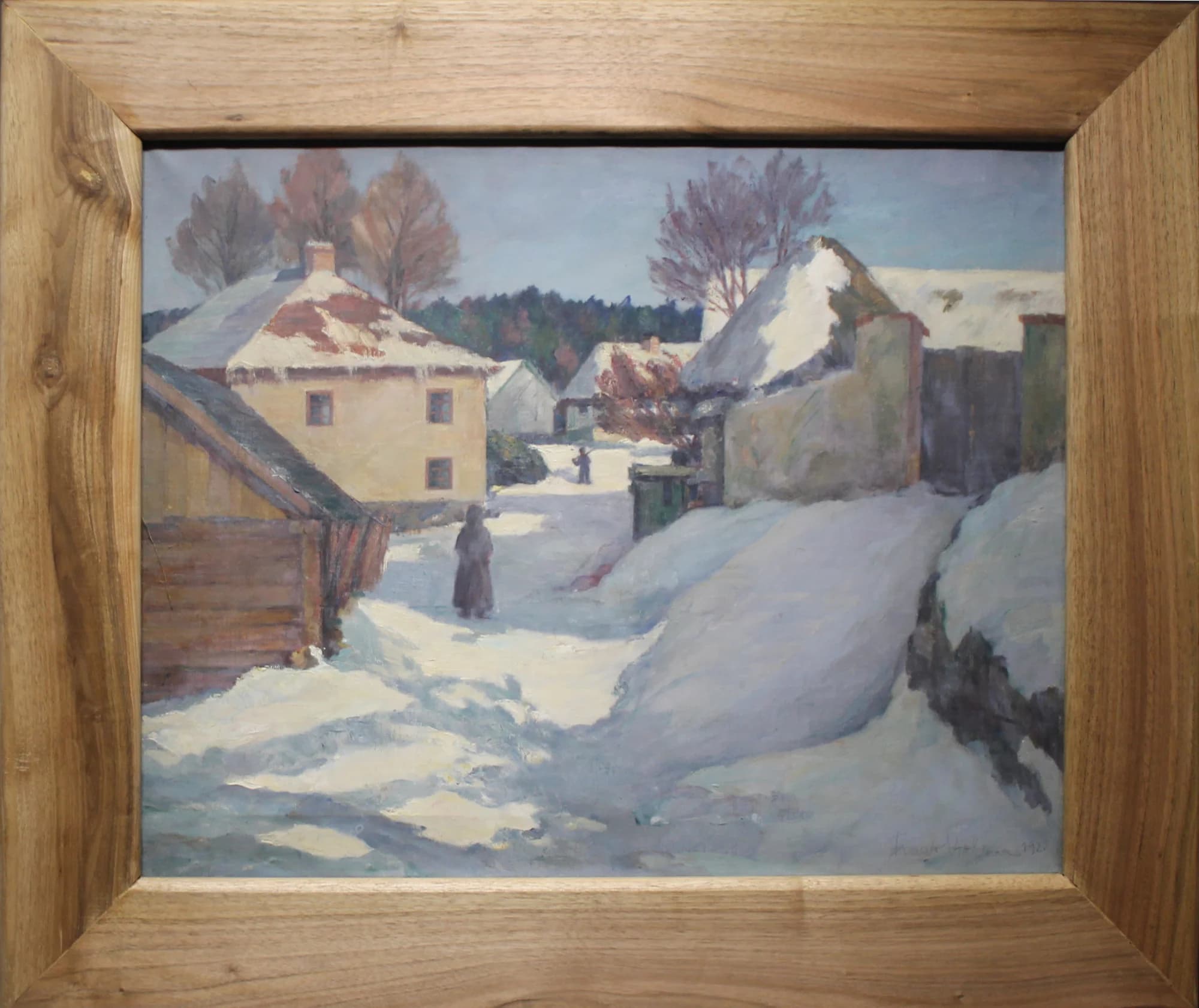 František Holan / Zima na dedine - 1