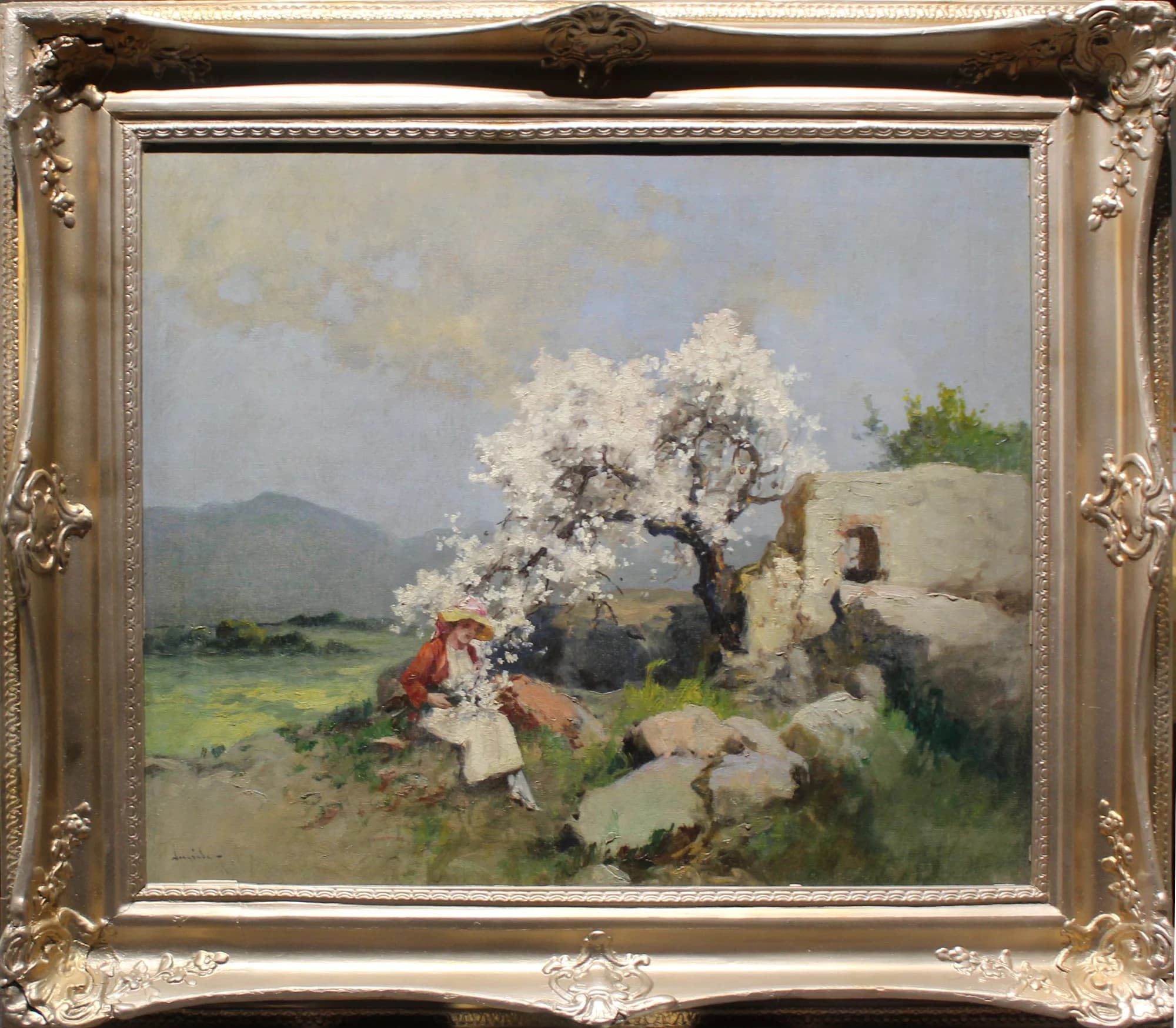 Antal Neogrády (1861 - 1942) / Dáma pod čerešňou - 1