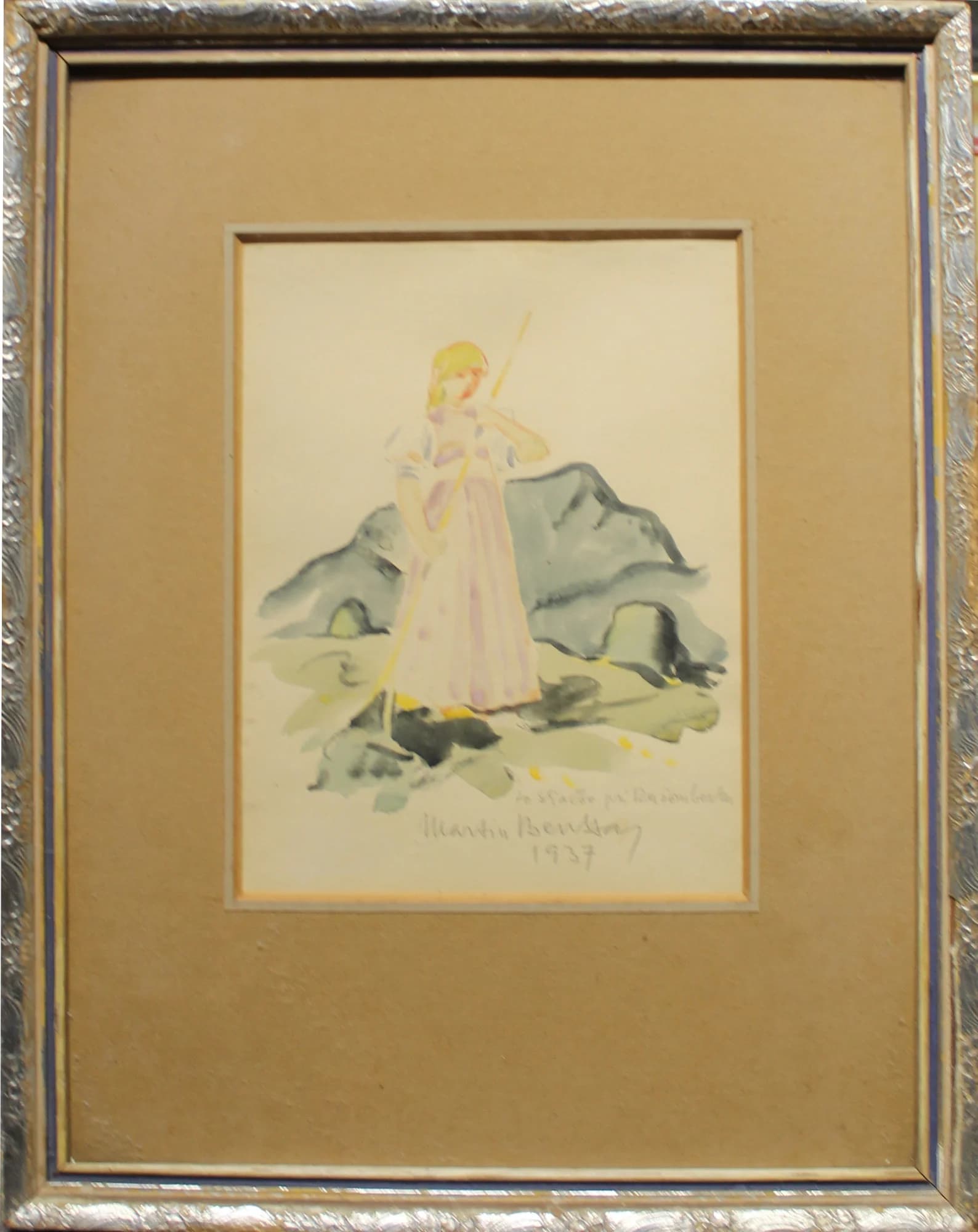 Martin Benka (1888 - 1971) / Zo Sliačov pri Ružomberku - 1