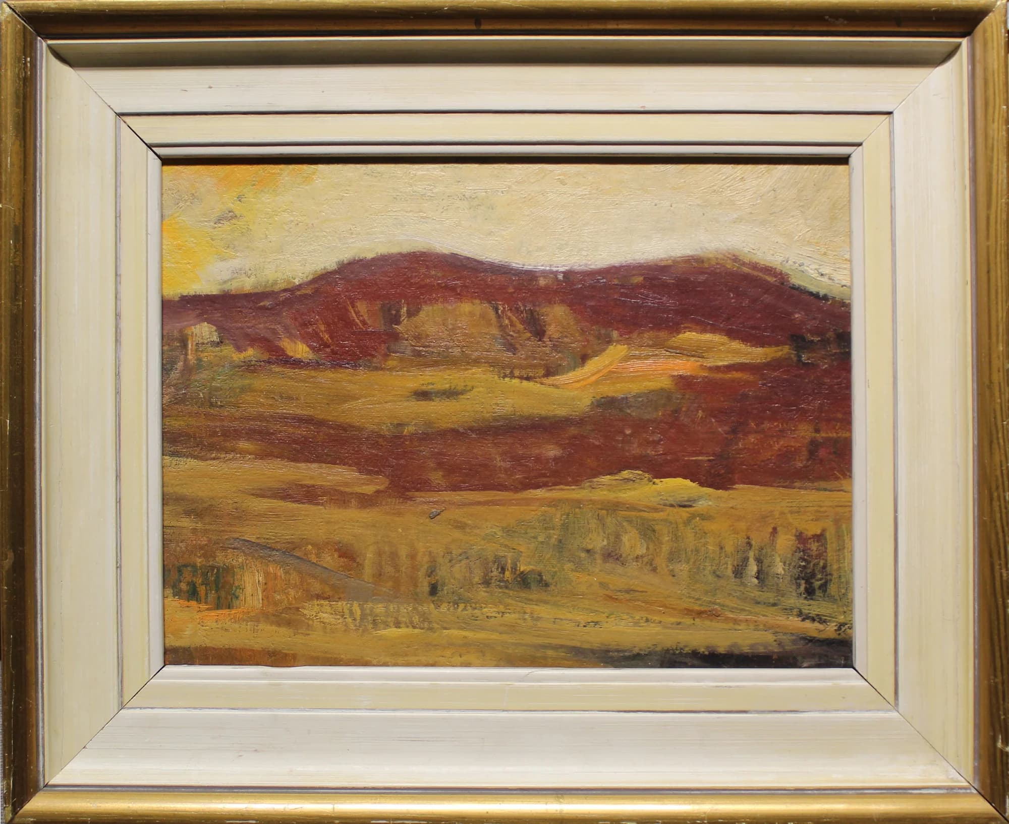 Mária Medvecká (1914 - 1987) / Červeno-žlté polia - 1