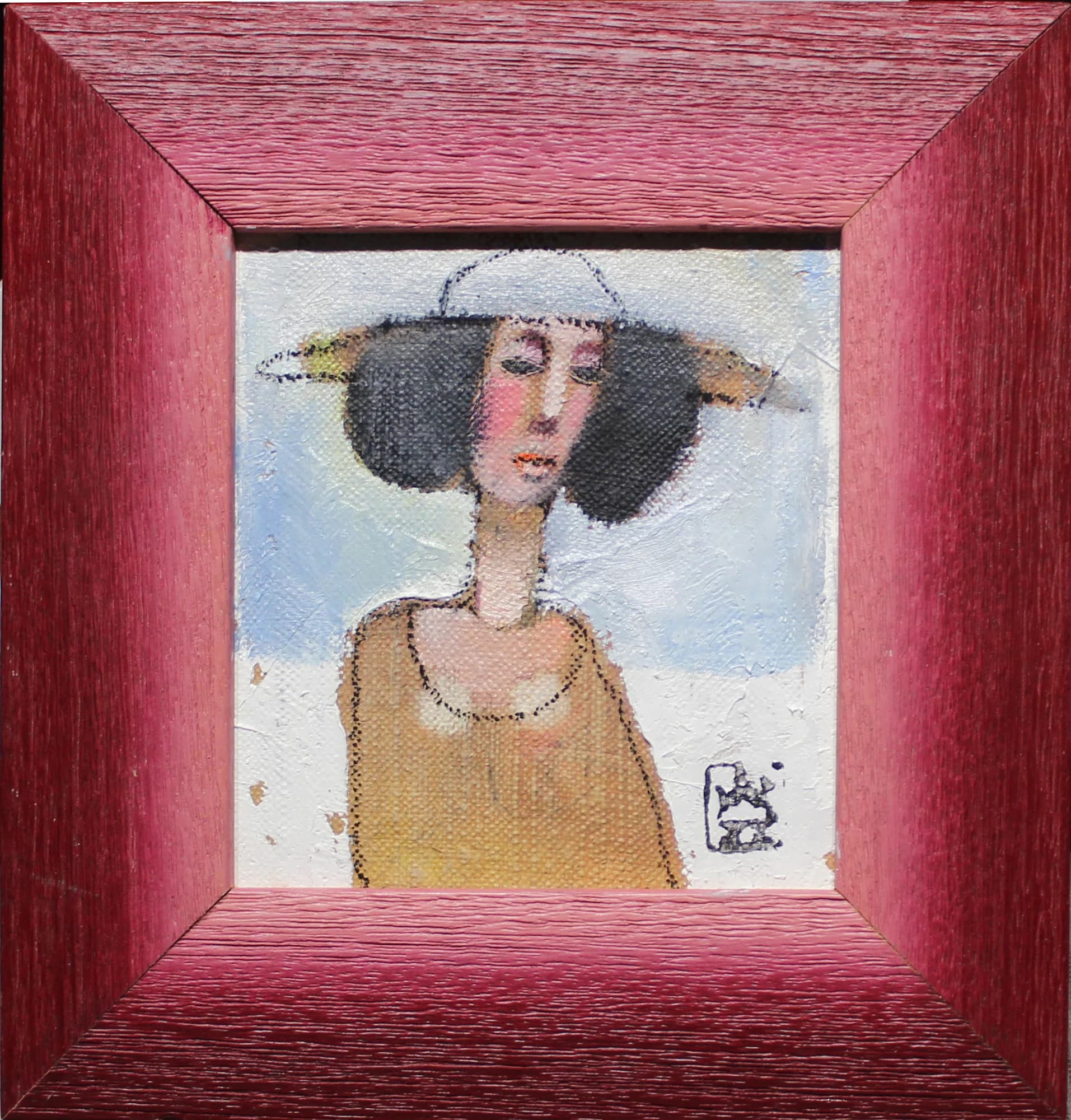 Mgr. Art Jana Viktorová (1978) / V klobúku - 1