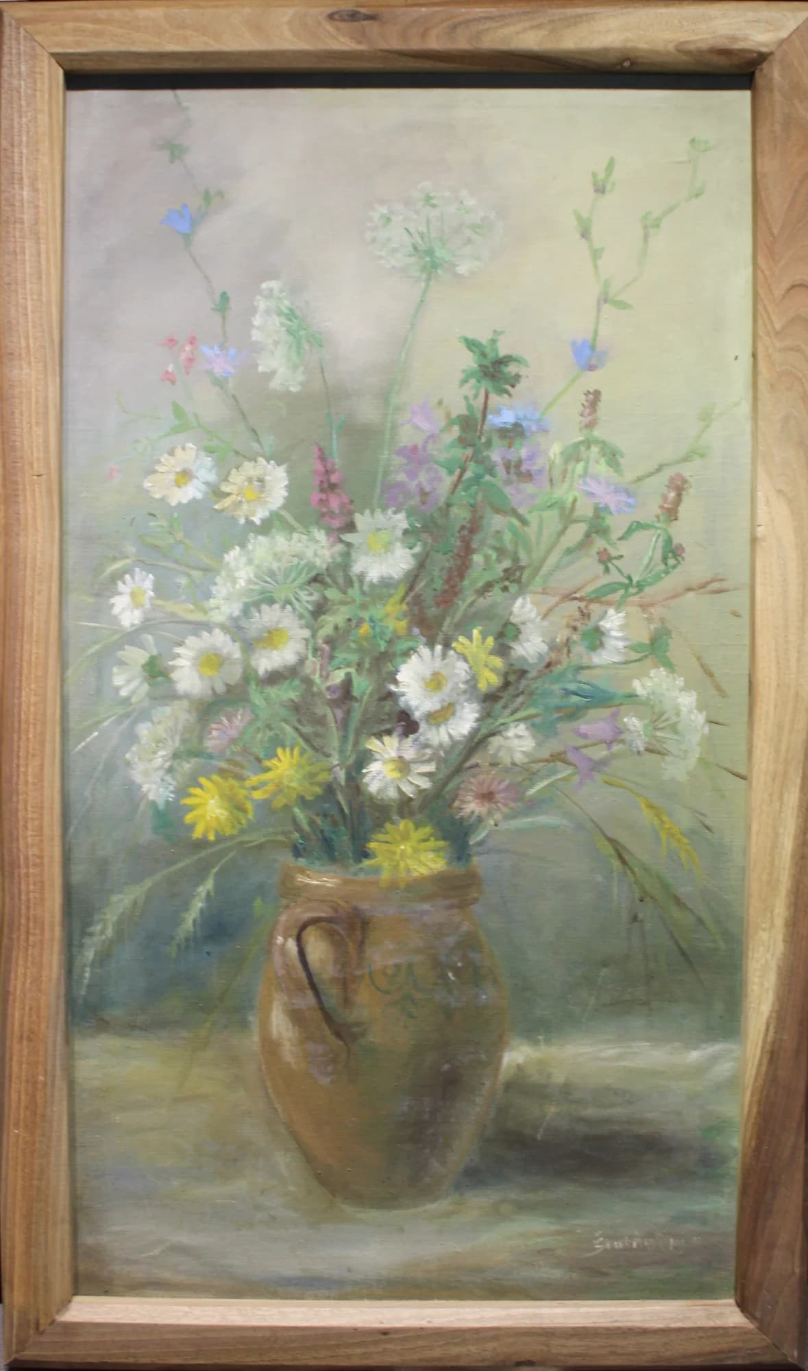 Signované Štubňa / Zátišie s margarétkami - 1