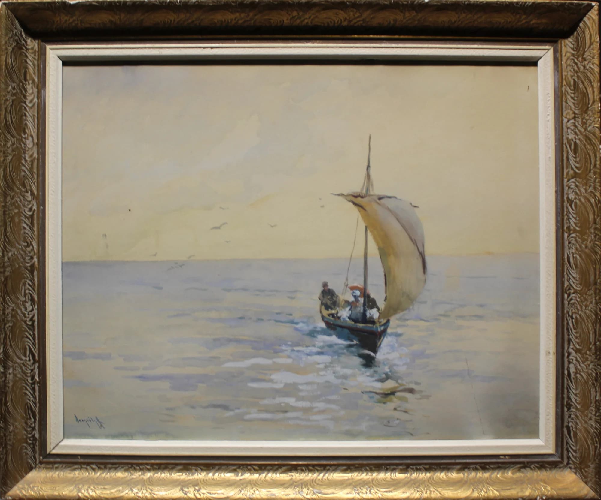 Antal Neogrády (1861 - 1942) / Loďka (Terst) - 1