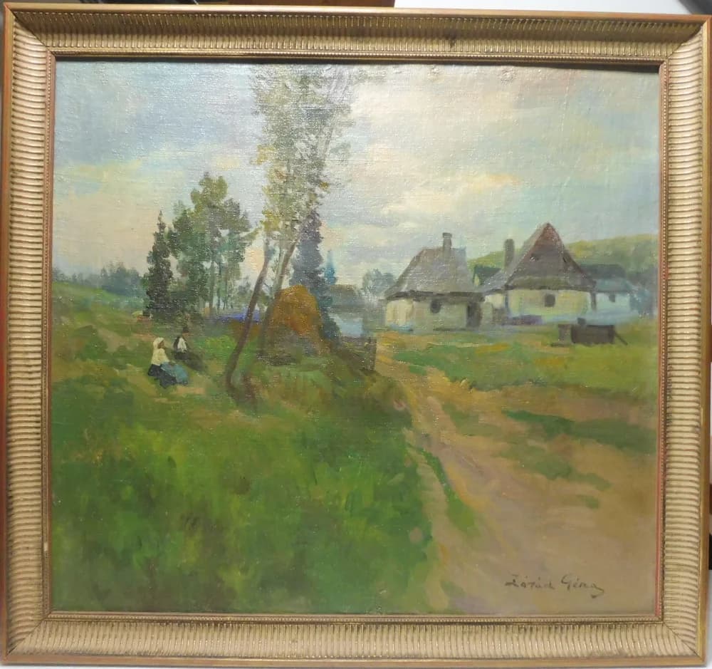 Géza Zórád (1890 - 1969) / Vidiecka krajina - 1