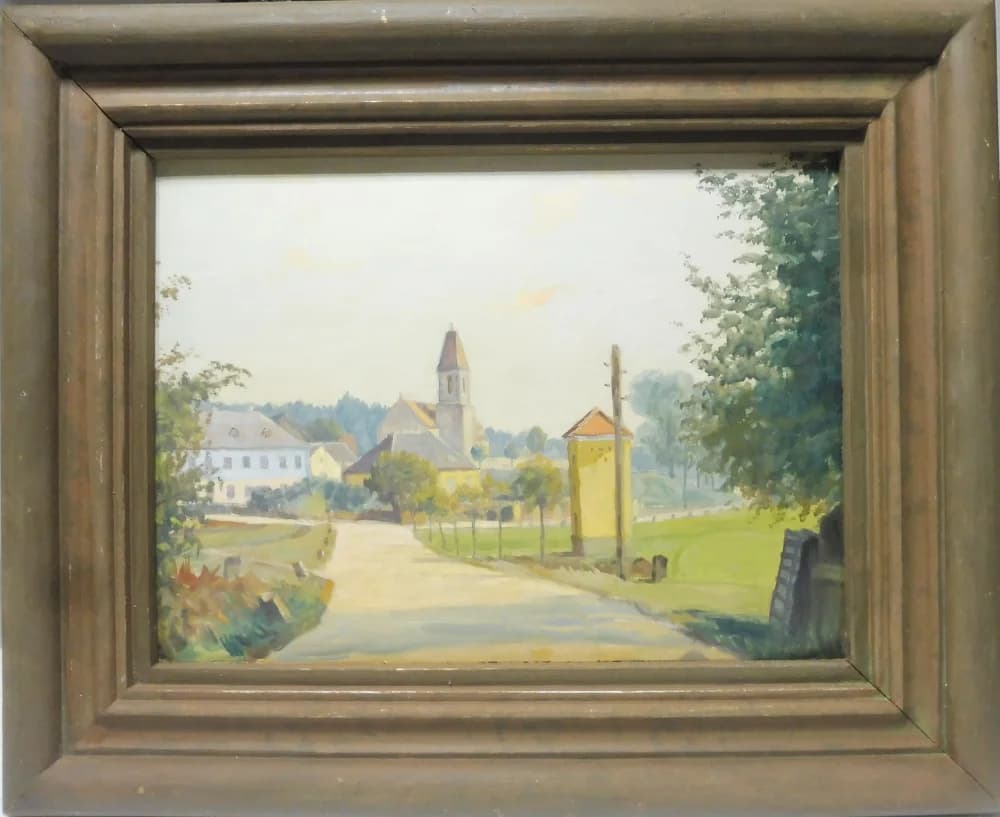 Imro Weiner-Kráľ (1901 - 1978) / Dedinské námestie (pripisované) - 1