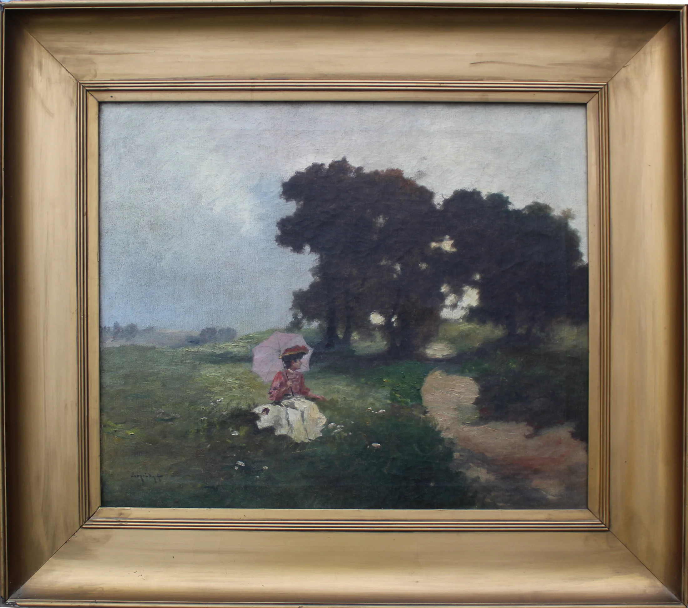 Antal Neogrády (1861 - 1942) / Dáma so slnečníkom