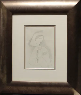 Mikuláš Galanda (1895 - 1938) / Žena s ružencom