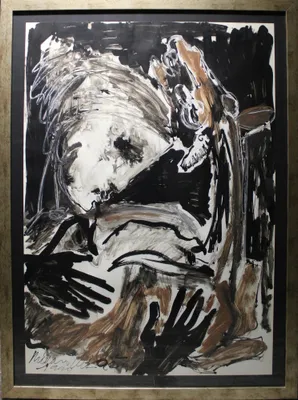 Milan Lukáč (1962) / Dáma s ovcou