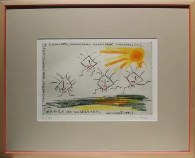 Milan Lukáč (1962) / Idú p.če na vandrovku (farebný variant)