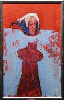 Mgr. Art Jana Viktorová (1978) / Dievča v šatke