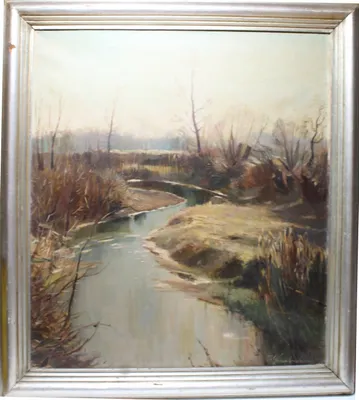 Franz Glaubacker (1896 - 1974) / Krajina s riekou