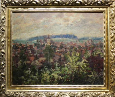 Václav Šafář (1915 – 1991) / Pohľad na dedinu